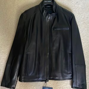 Cole Haan brand new lamb skin jacket